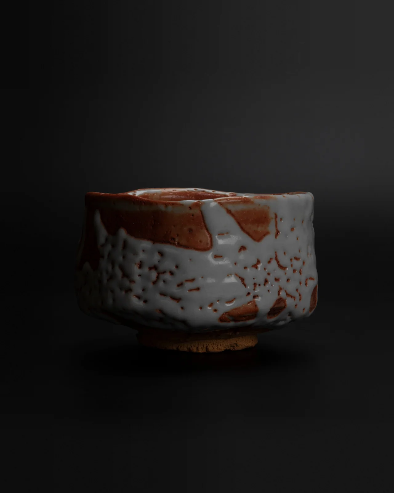 志野茶盌