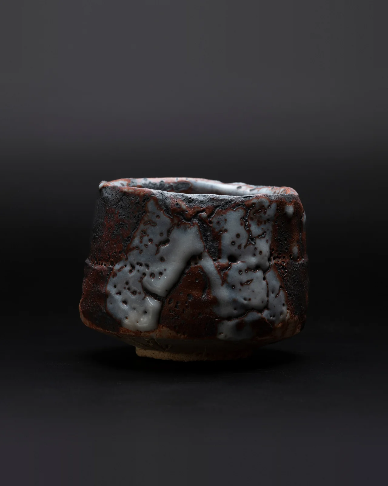 志野茶盌 紫