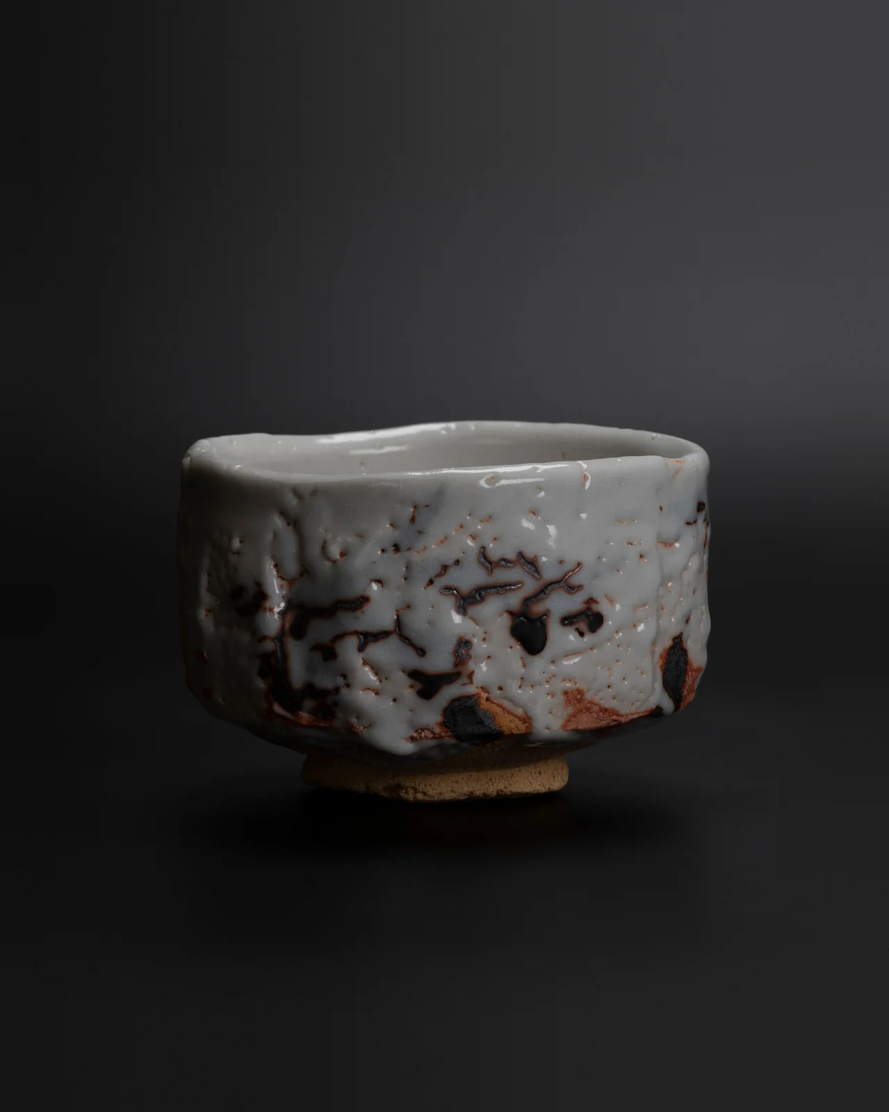 志野茶盌 春来